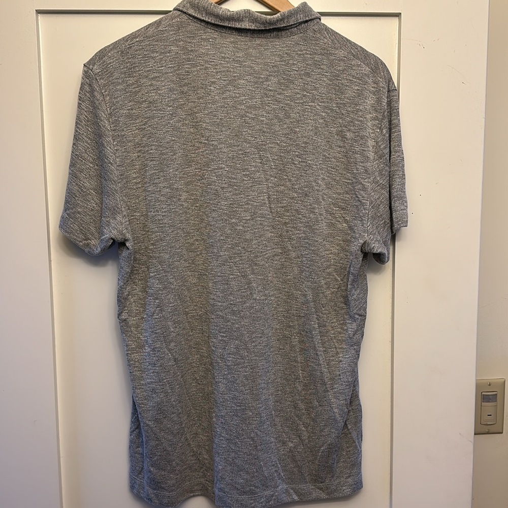 Theory grey polo L - Picture 4 of 4